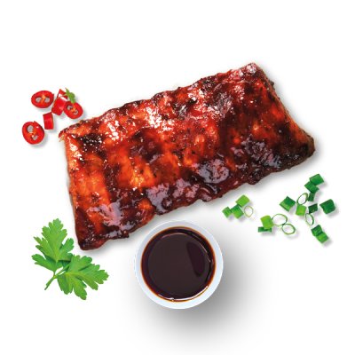 žebra Teriyaki v asijském stylu 2 ks